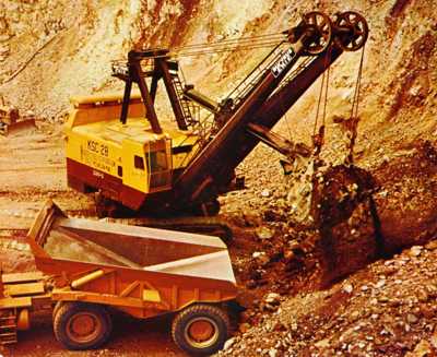 Bucyrus-Erie 280-B Mining Shovel