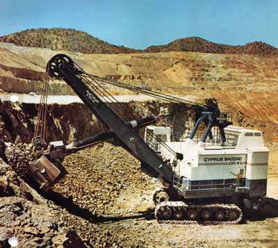 Bucyrus-Erie 295-B mining shovel